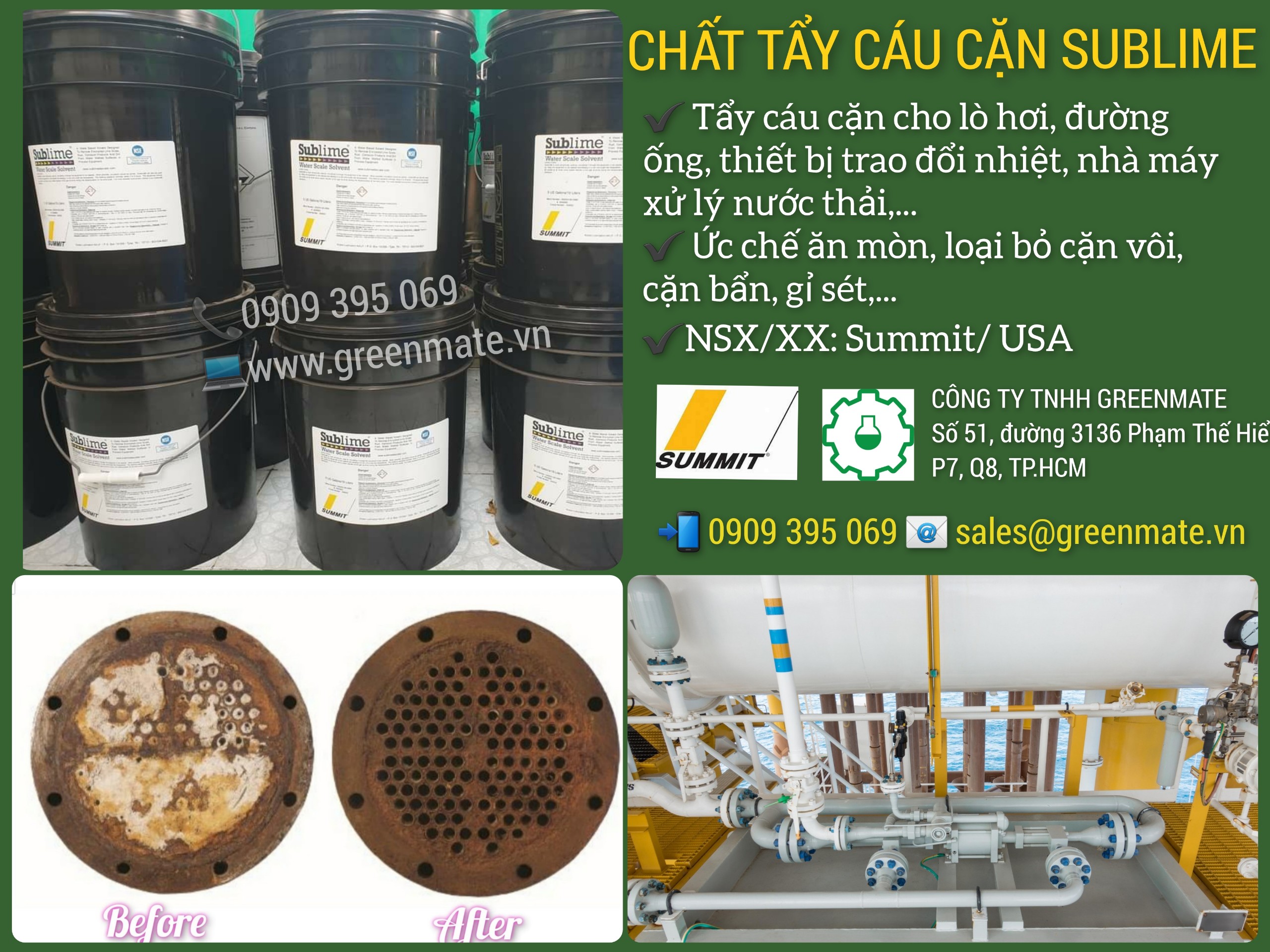 Chất tẩy cáu cặn SUBLIME